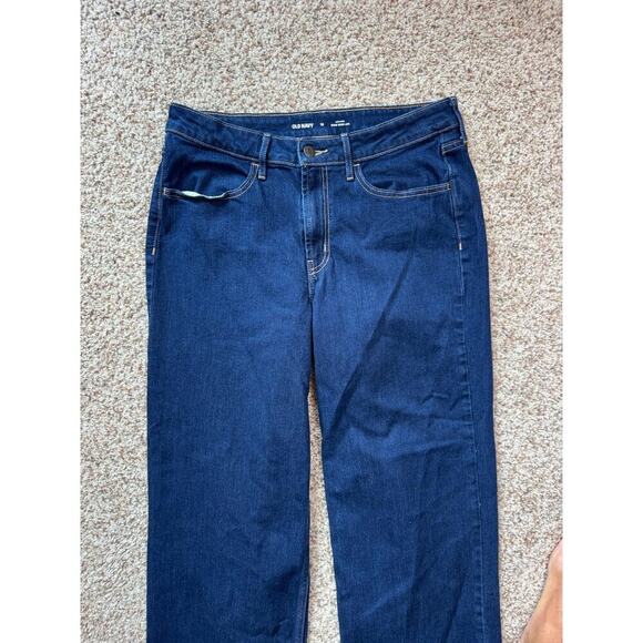 OLD NAVY WOW Wide Leg Denim Blue Jeans, Woman's Jeans/Pants; High Rise, Wide Leg - Picture 6 of 10